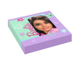 Χαρτοπετσέτες φαγητού 33εκ Barbie Sweet Life / 16 τεμ